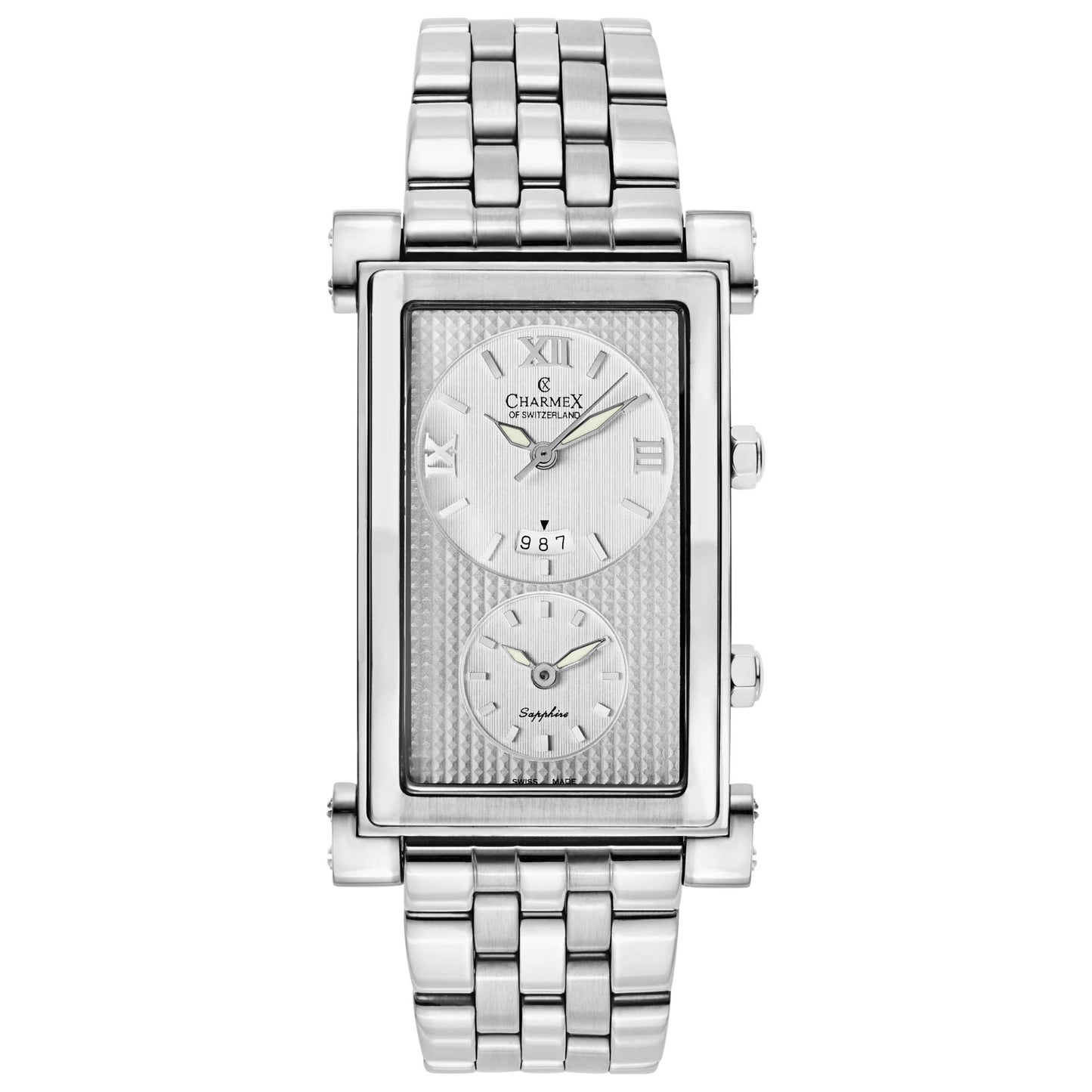 Front view of Charmex Cosmopolitan Men's Swiss Quartz (Battery-Powered) Watch 1900