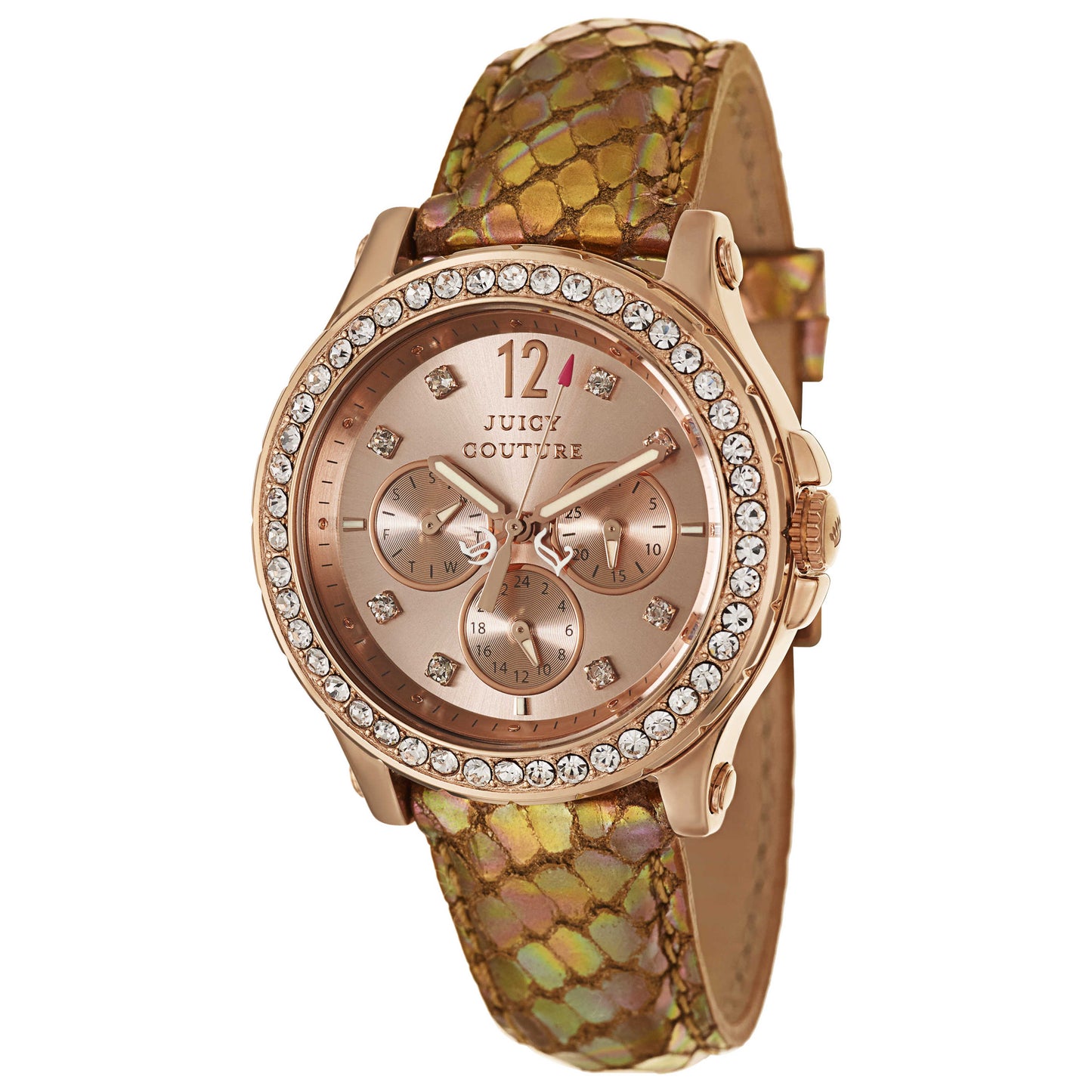 Front view of Juicy Couture Pedigree Women's Japanese Quartz (Battery-Powered) Watch 1901065