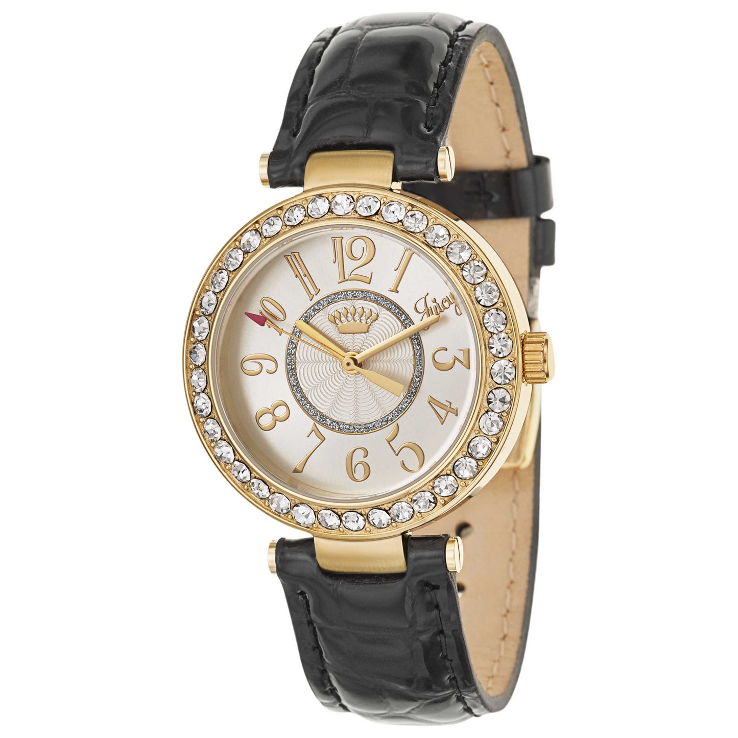 Front view of Juicy Couture Luxe Couture Women's Japanese Quartz (Battery-Powered) Watch 1901193