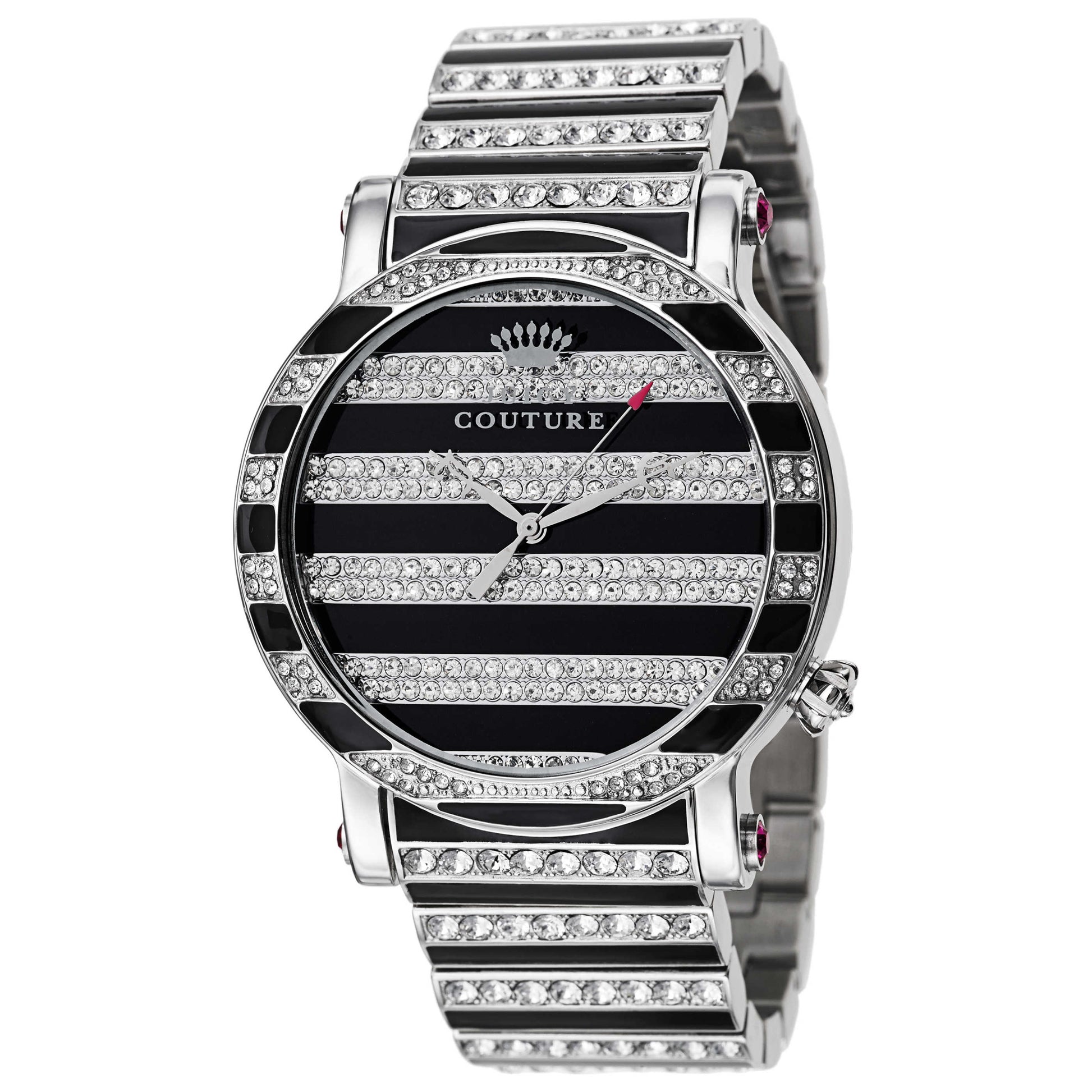 Front view of Juicy Couture Queen Couture Women's Japanese Quartz (Battery-Powered) Watch 1901210