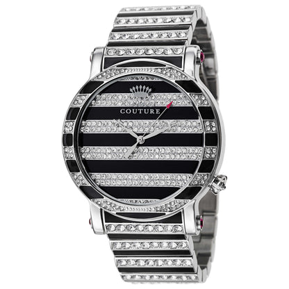Front view of Juicy Couture Queen Couture Women's Japanese Quartz (Battery-Powered) Watch 1901210