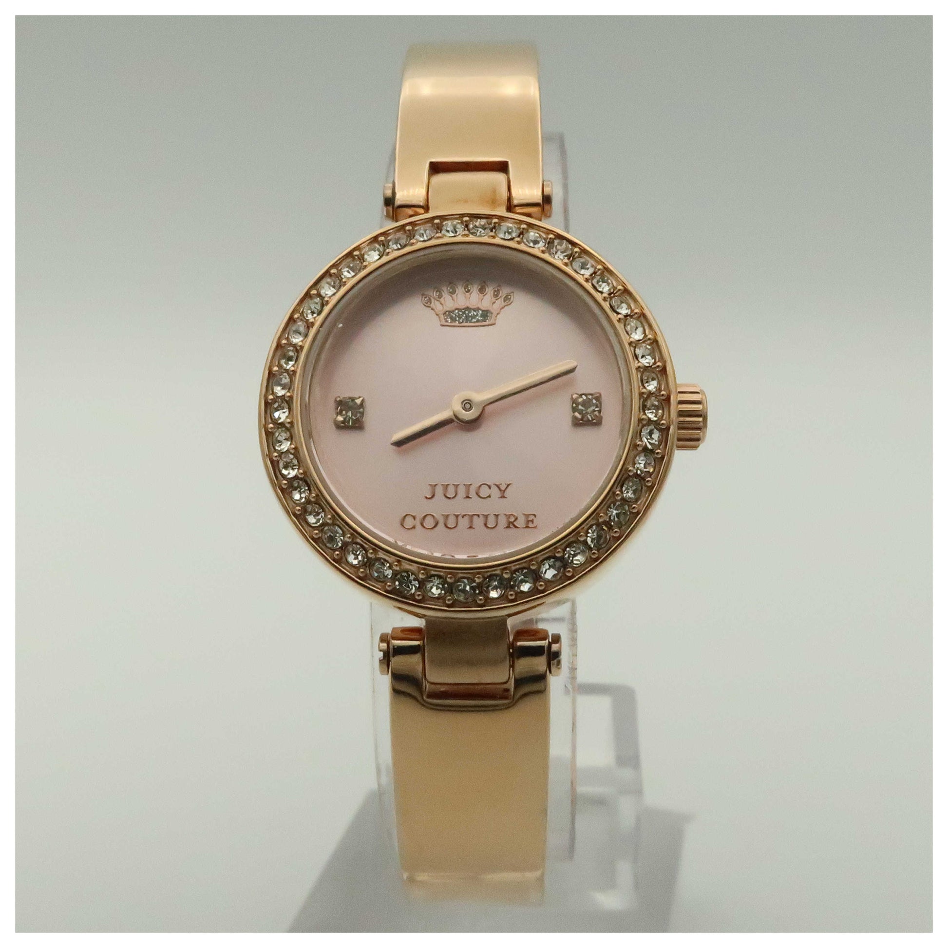 Front view of Juicy Couture Luxe Couture Women's Japanese Quartz (Battery-Powered) Watch 1901226-PO