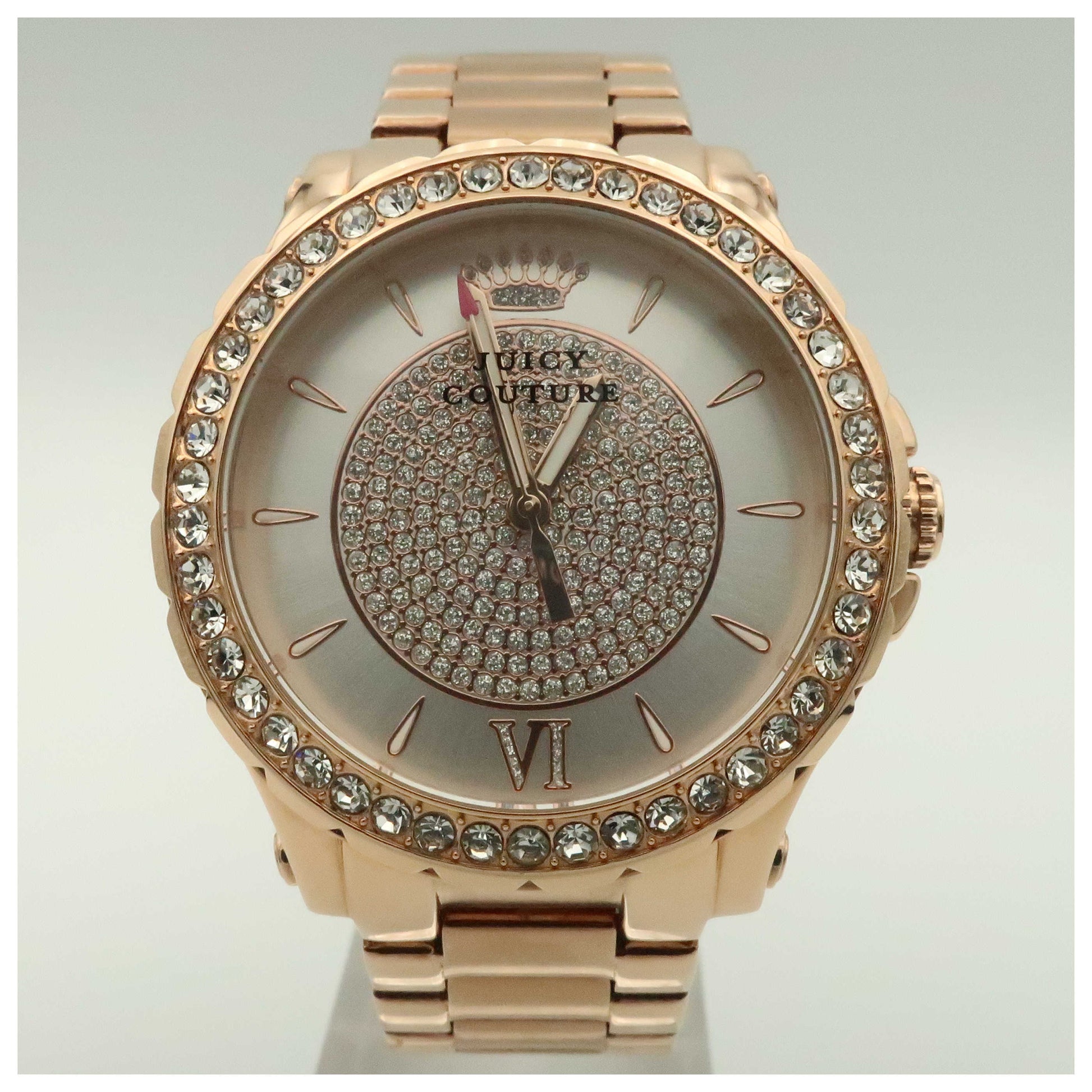 Front view of Juicy Couture Pedigree Women's Japanese Quartz (Battery-Powered) Watch 1901233-PO2