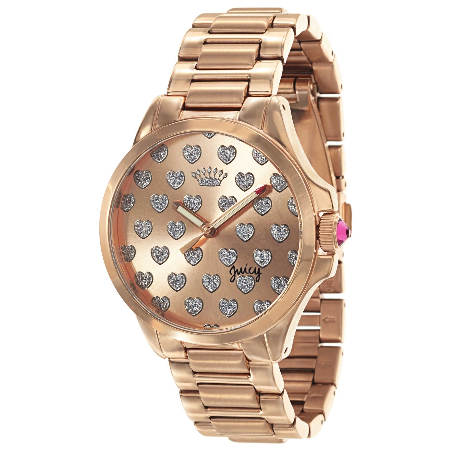 Front view of Juicy Couture Jetsetter Women's Japanese Quartz (Battery-Powered) Watch 1901253