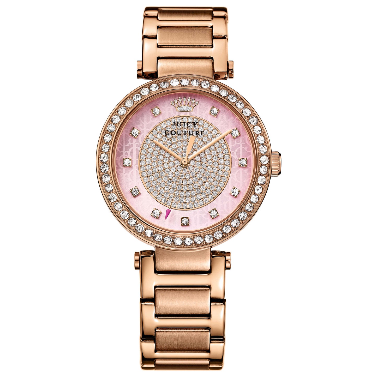 Front view of Juicy Couture Luxe Couture Women's Japanese Quartz (Battery-Powered) Watch 1901268