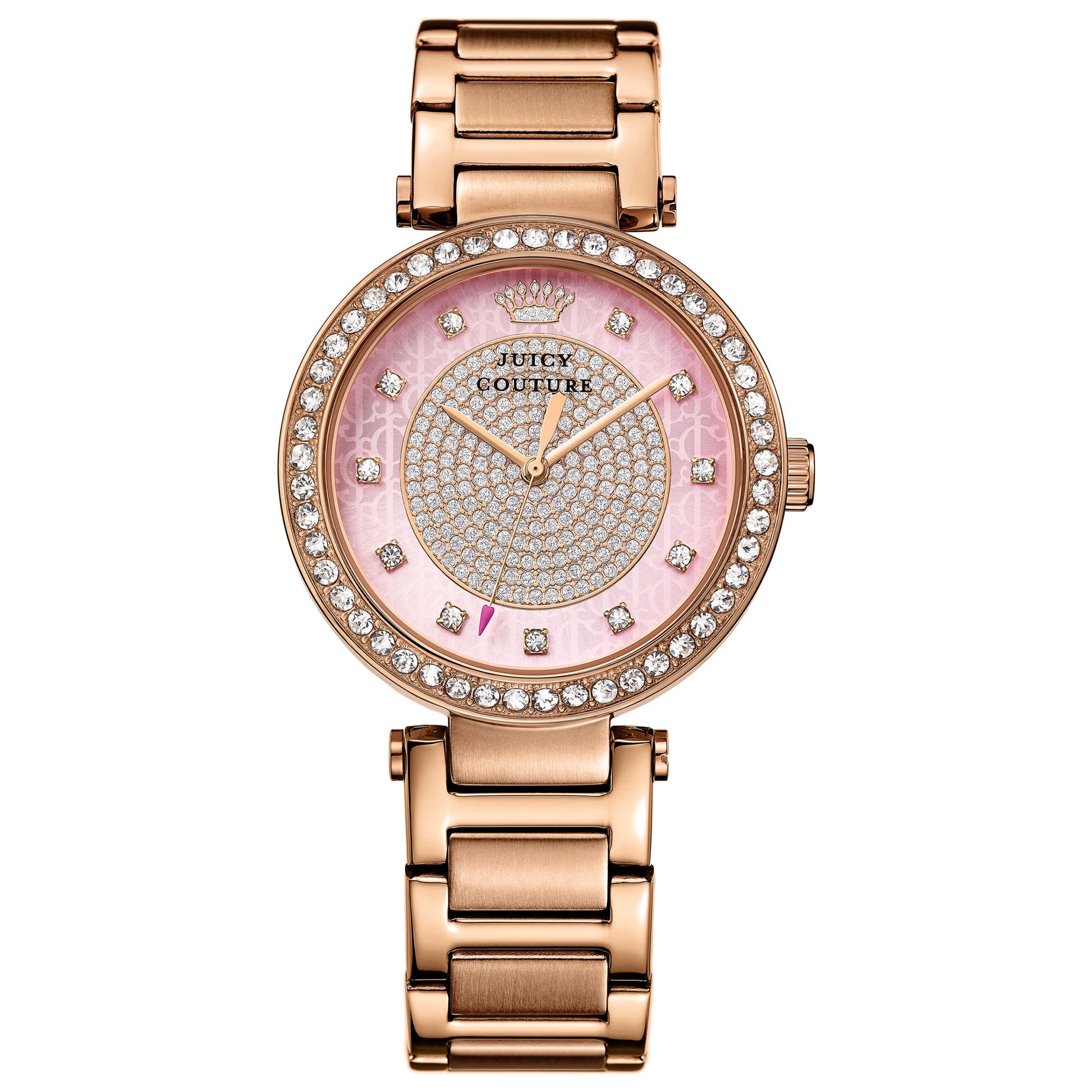 Front view of Juicy Couture Luxe Couture Women's Japanese Quartz (Battery-Powered) Watch 1901268