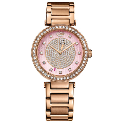 Front view of Juicy Couture Luxe Couture Women's Japanese Quartz (Battery-Powered) Watch 1901268