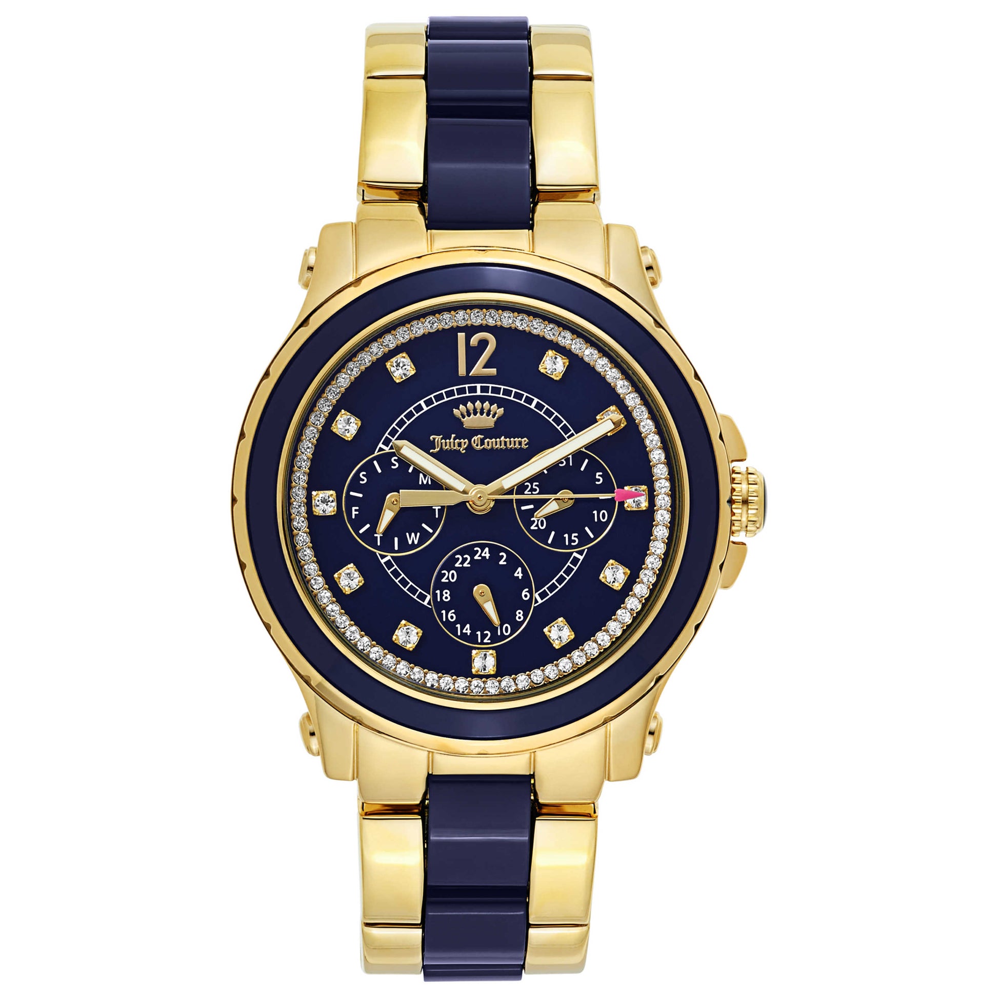 Front view of Juicy Couture Hollywood Women's Japanese Quartz (Battery-Powered) Watch 1901305