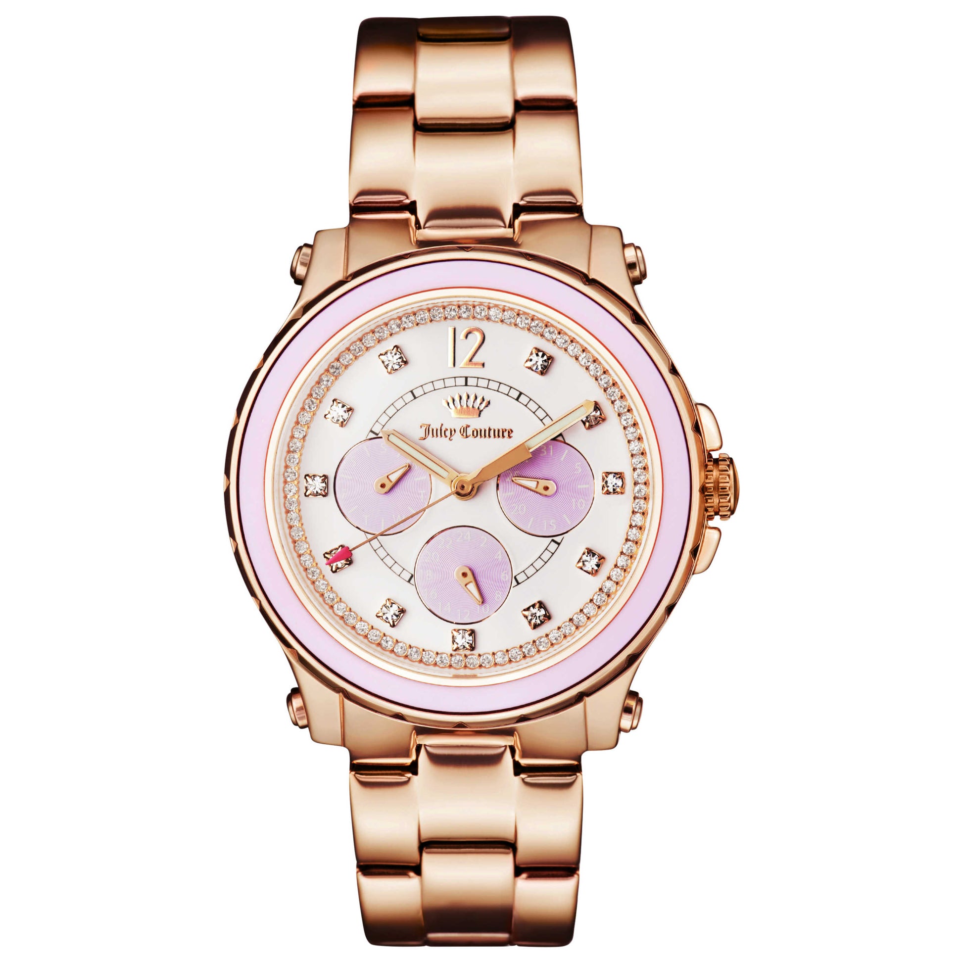 Front view of Juicy Couture Hollywood Women's Japanese Quartz (Battery-Powered) Watch 1901383