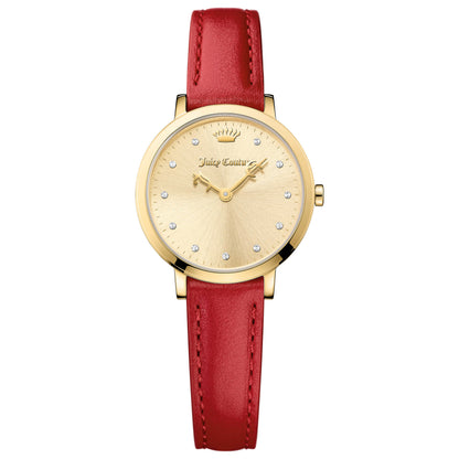 Front view of Juicy Couture La Ultra Slim Women's Japanese Quartz (Battery-Powered) Watch 1901454