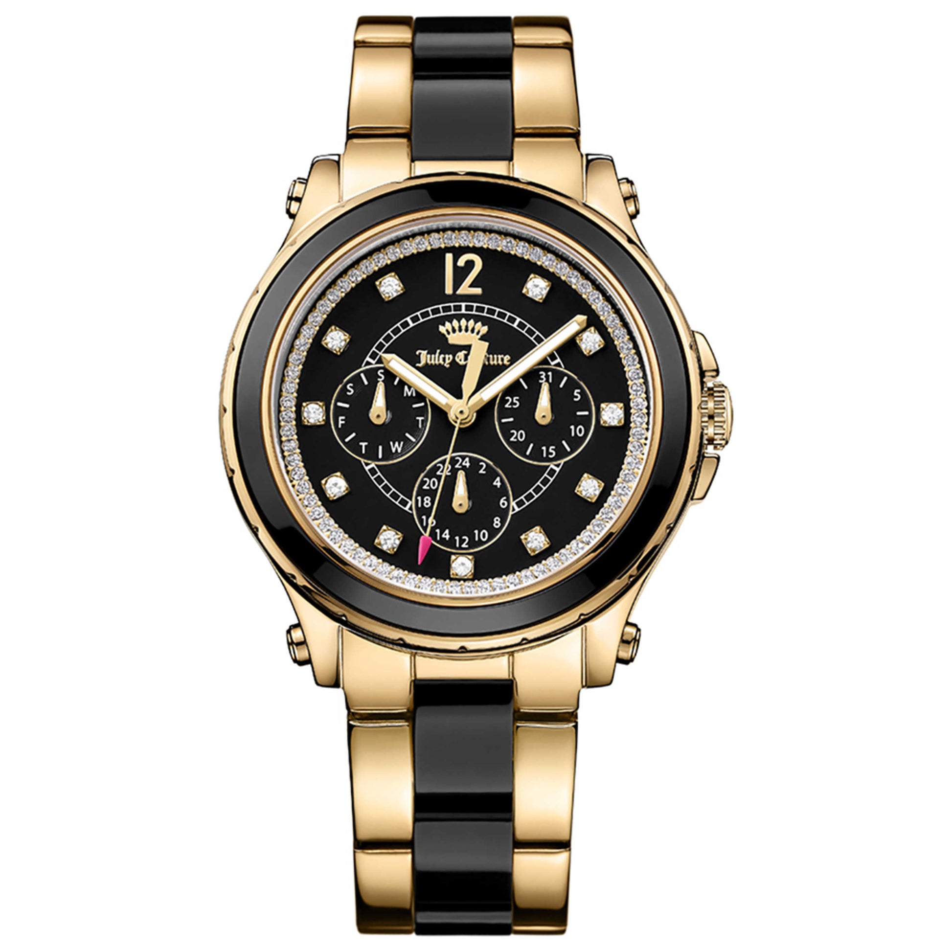 Front view of Juicy Couture Hollywood Women's Japanese Quartz (Battery-Powered) Watch 1901555