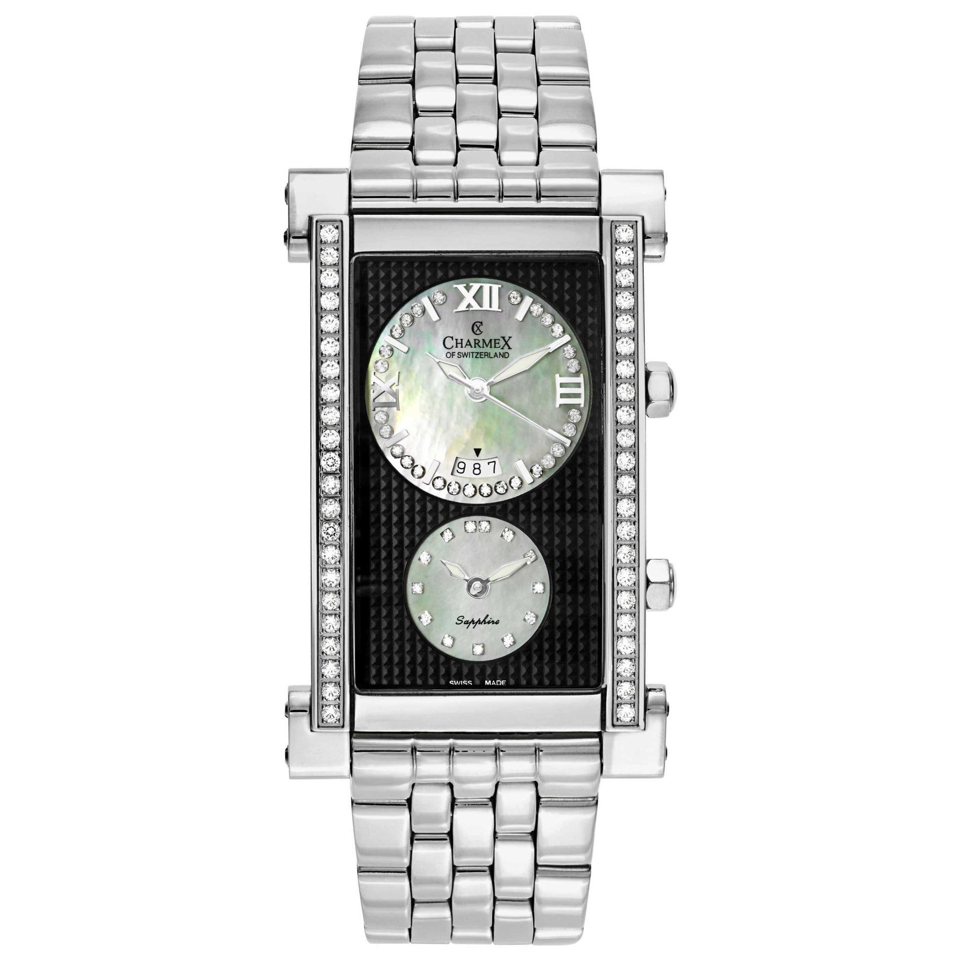 Front view of Charmex Cosmopolitan Men's Swiss Quartz (Battery-Powered) Watch 1910