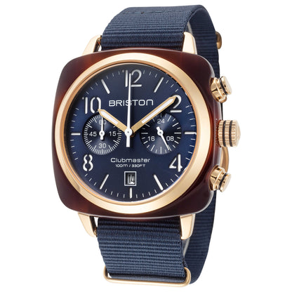 Front view of Briston Clubmaster Men's Quartz Watch 19140.PYA.T.33.NMB