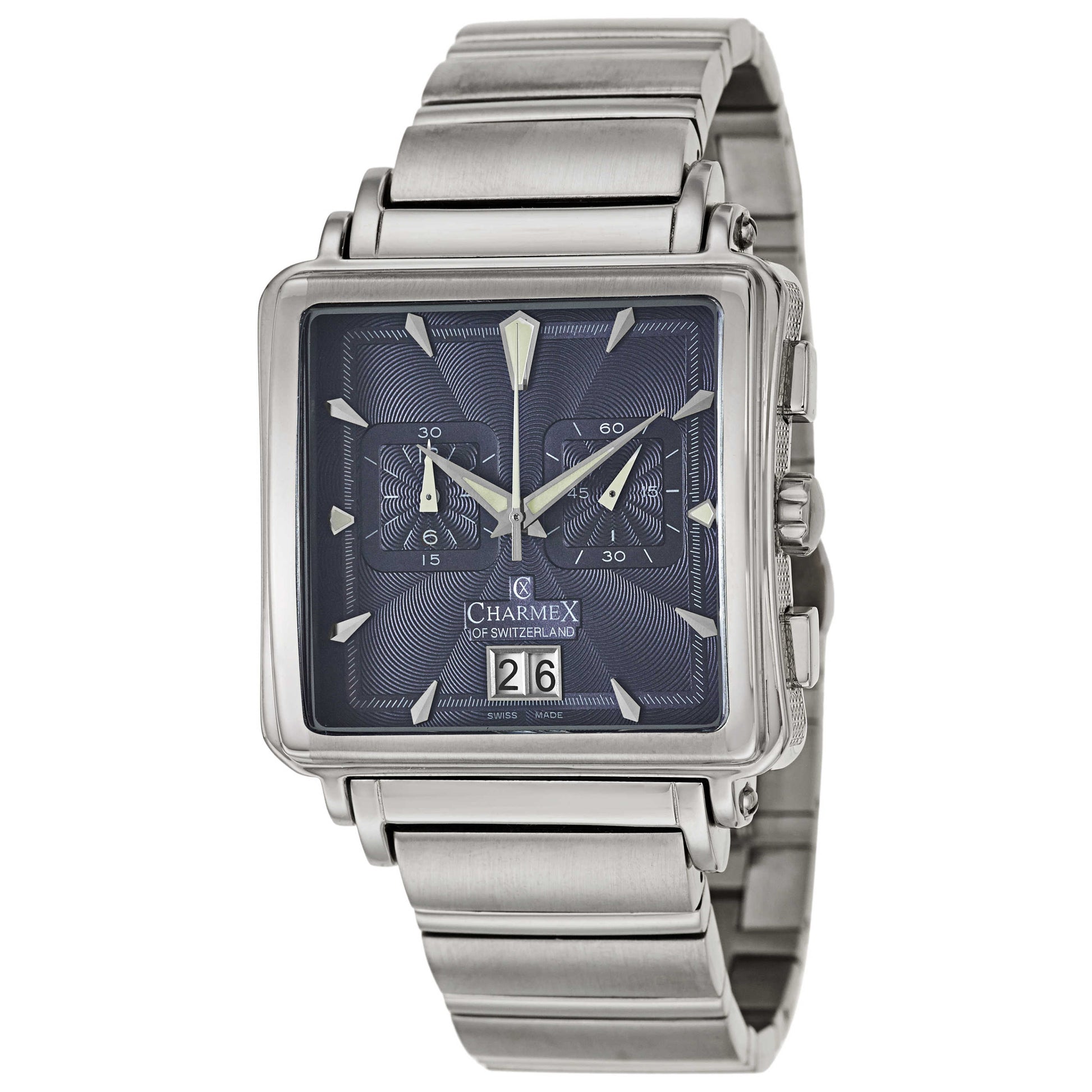 Front view of Charmex Le Mans Men's Swiss Quartz (Battery-Powered) Watch 1922