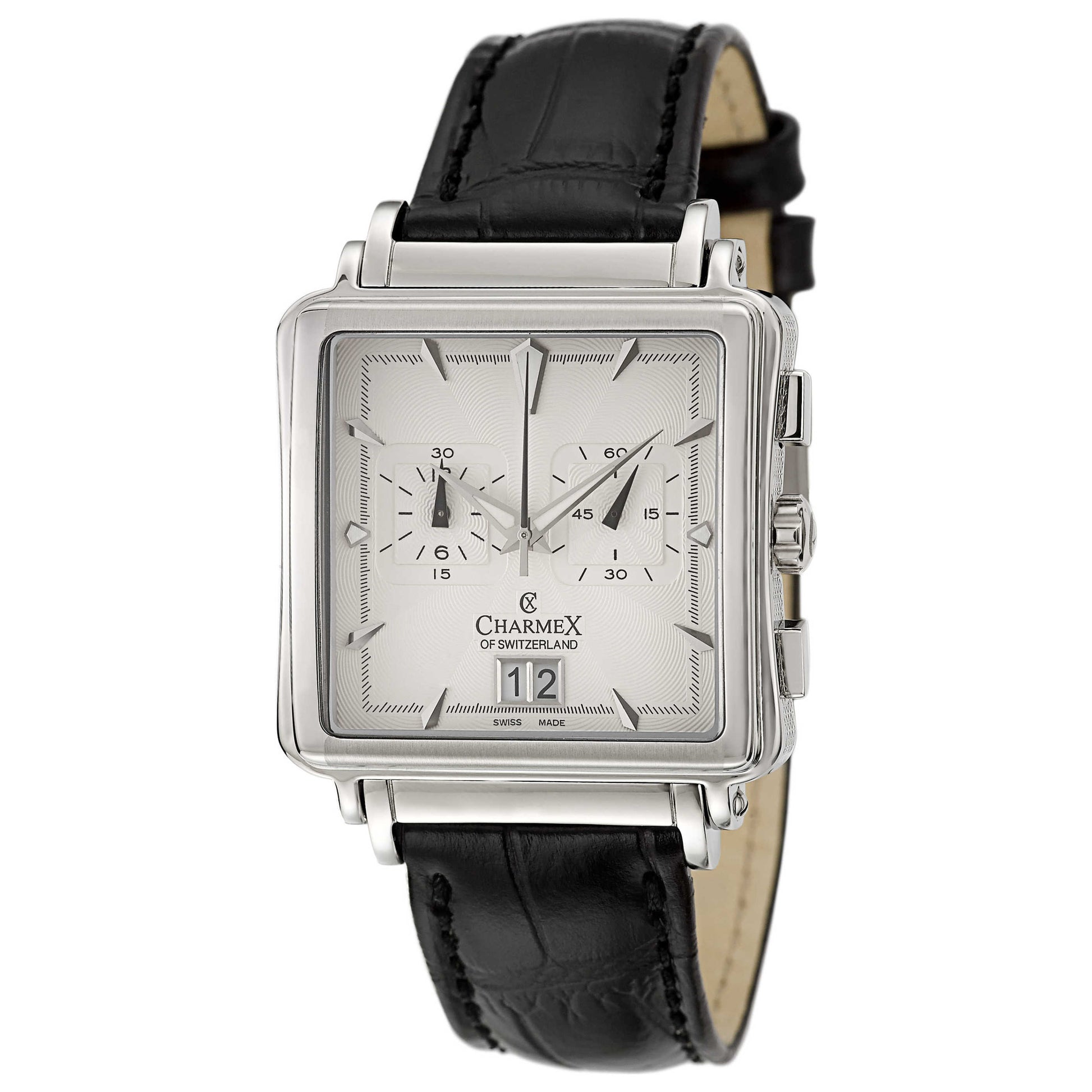 Front view of Charmex Le Mans Men's Swiss Quartz (Battery-Powered) Watch 1925