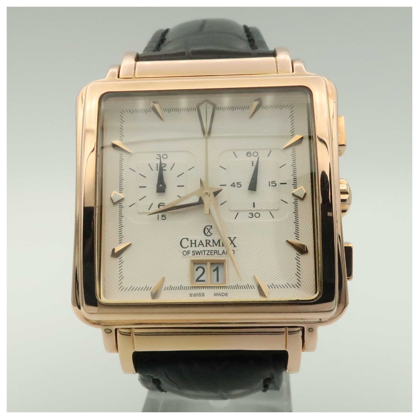 Front view of Charmex Le Mans Men's Swiss Quartz (Battery-Powered) Watch 1935-SDV