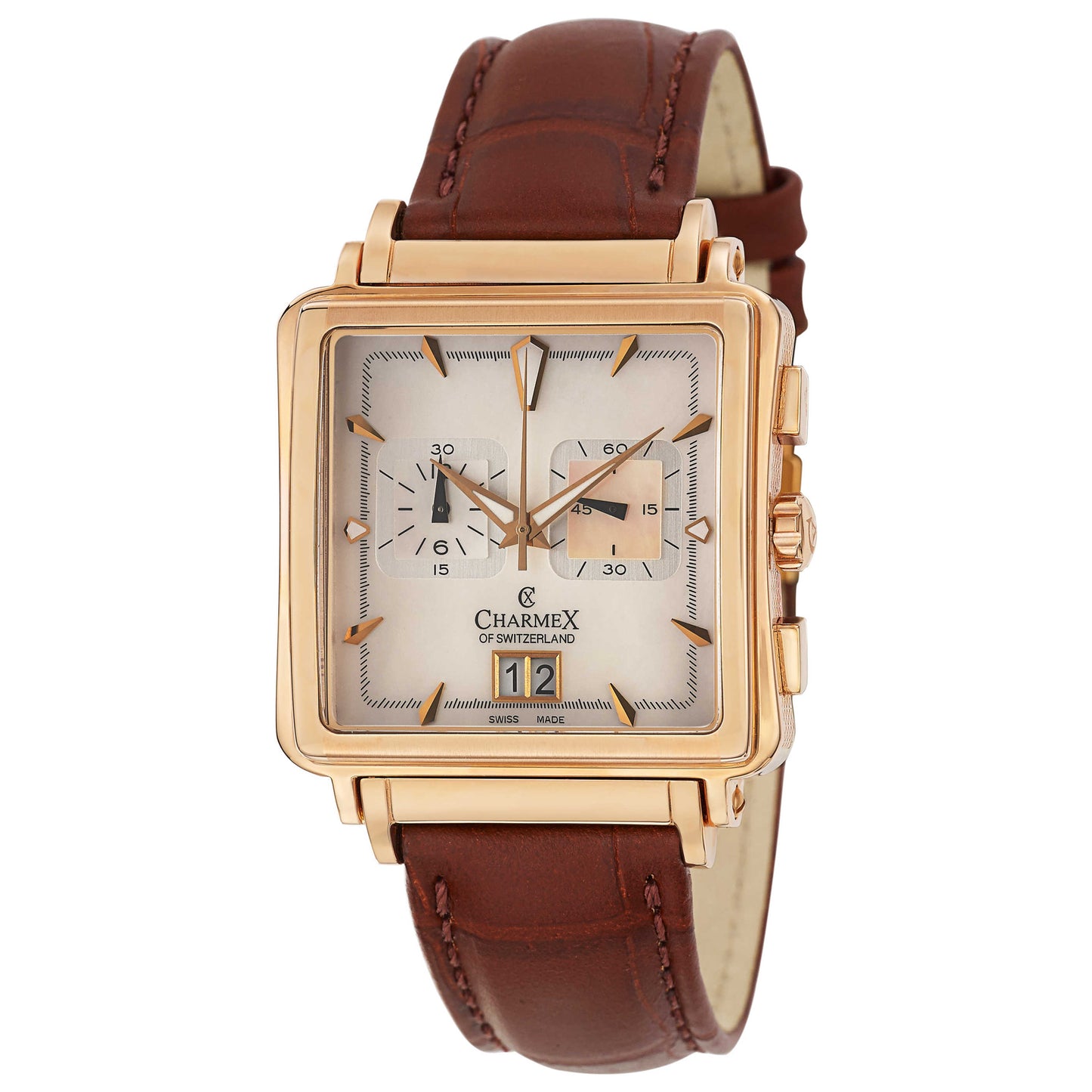 Front view of Charmex Le Mans Men's Swiss Quartz (Battery-Powered) Watch 1936