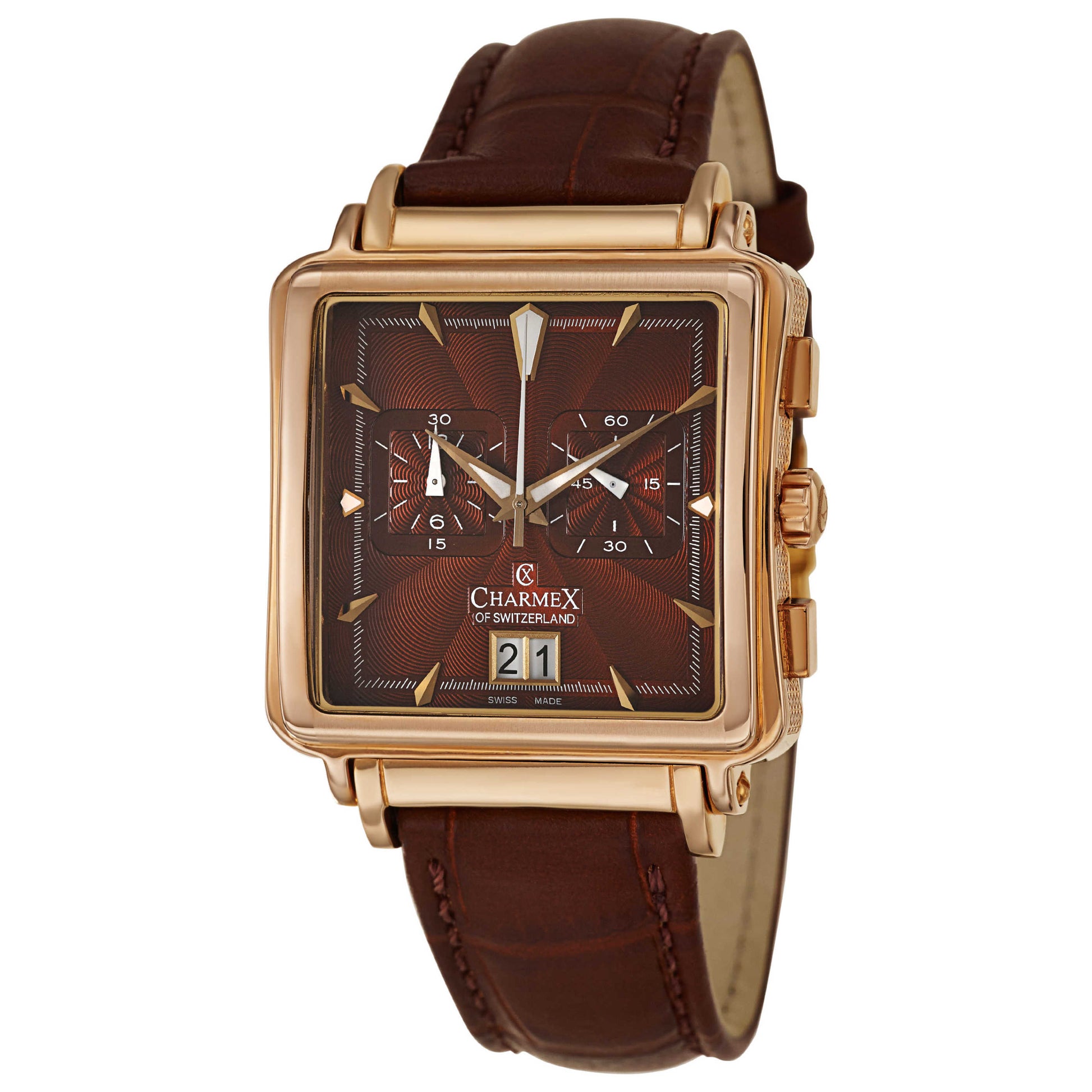 Front view of Charmex Le Mans Men's Swiss Quartz (Battery-Powered) Watch 1938