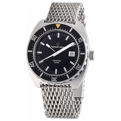 Front view of Eterna Heritage Men's Automatic Watch 1973-41-41-1230