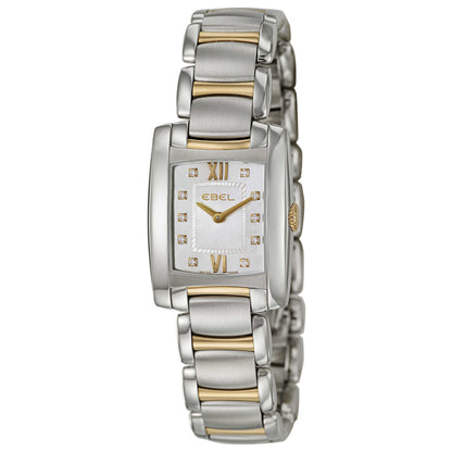 Front view of Ebel Brasilia Women's Swiss Quartz (Battery-Powered) Watch 1976M22-98500