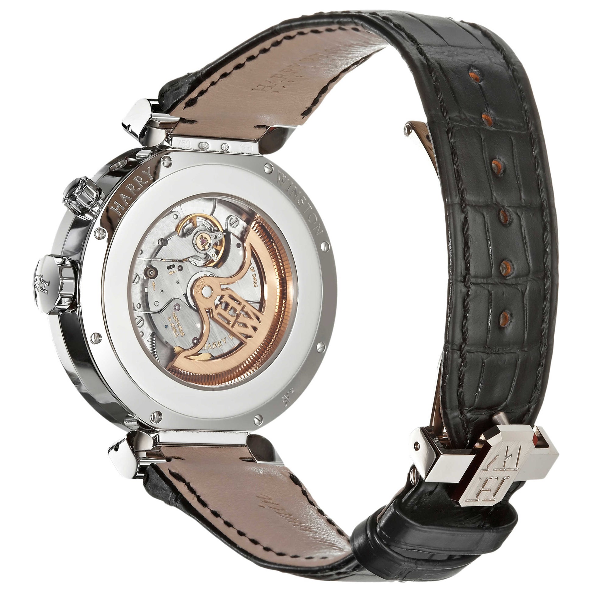 Harry Winston Premier Excenter Men's Automatic Watch 200-MAPC41WL-W - Image #2