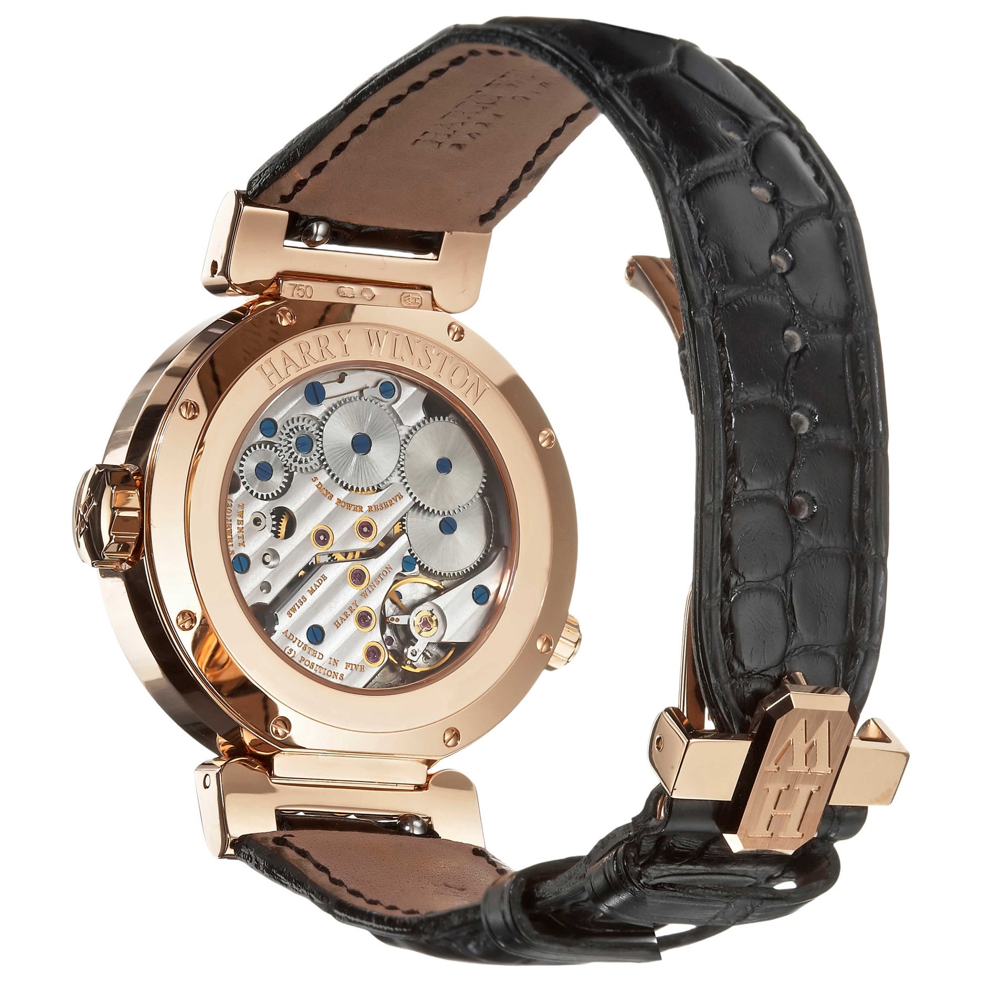 Harry Winston Premier Excenter Men's Manual-Wind Watch 200-MMTZ39RL-A - Image #2