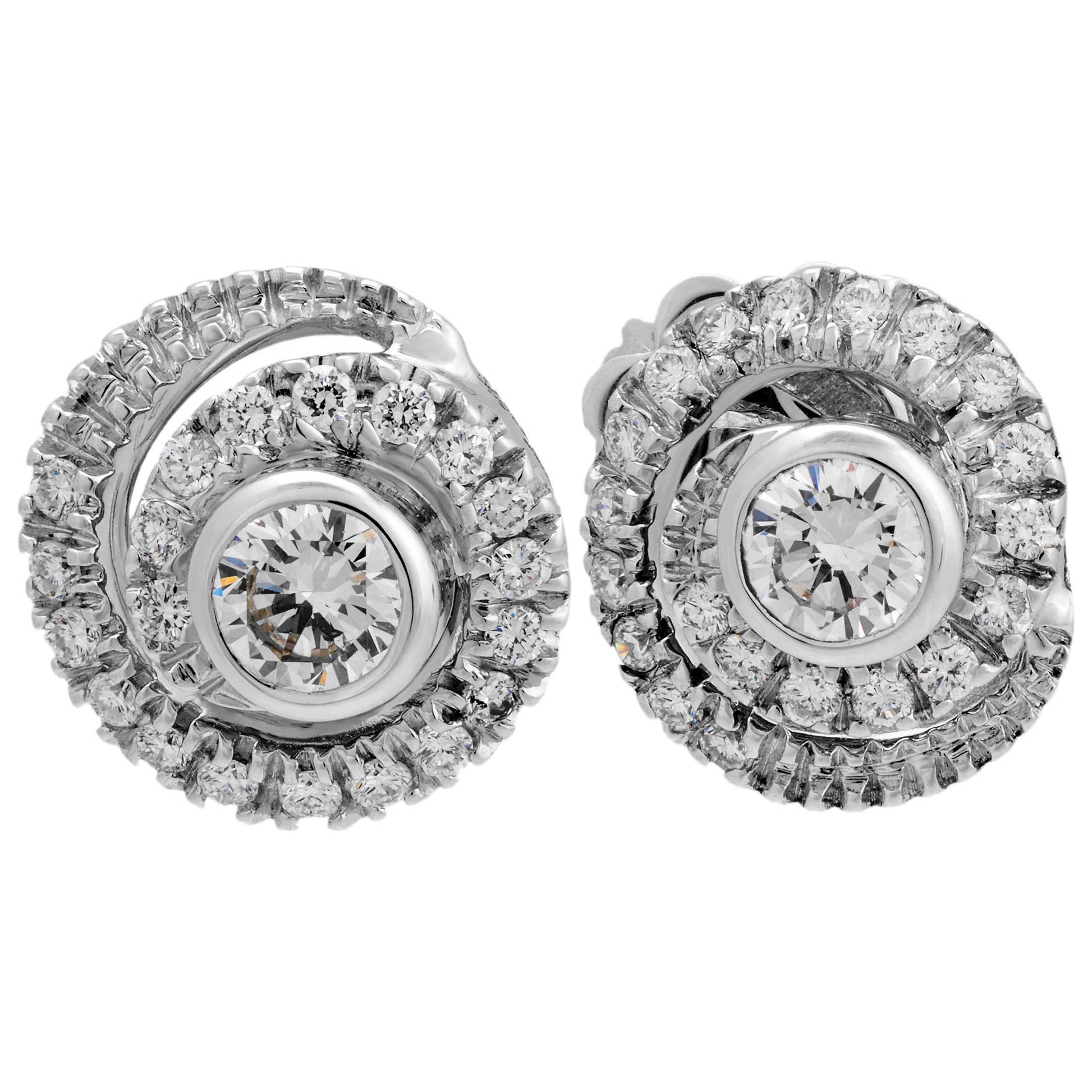 Front view of Damiani Earring Women's Earrings 20010204