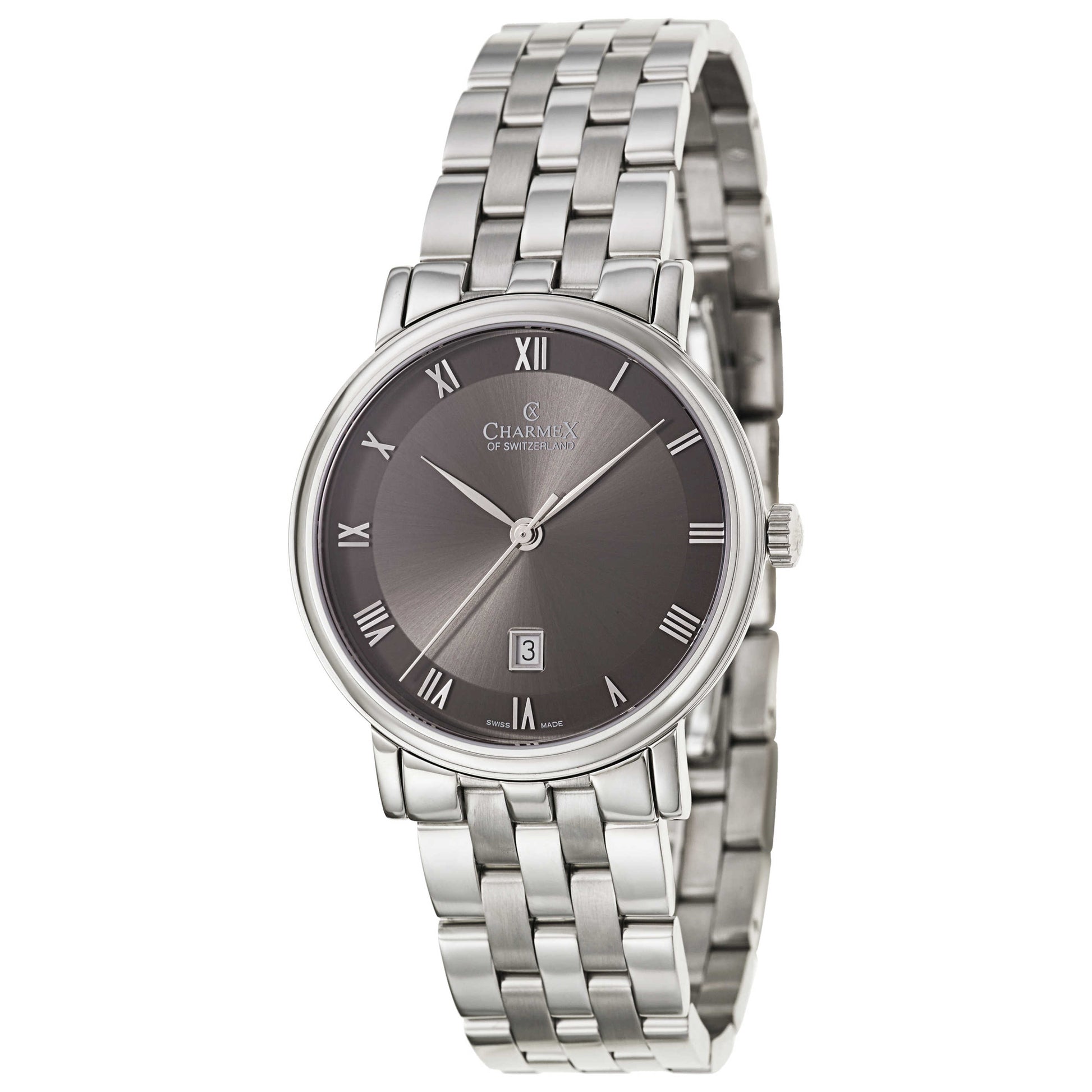 Front view of Charmex Cologne Men's Swiss Quartz (Battery-Powered) Watch 2001