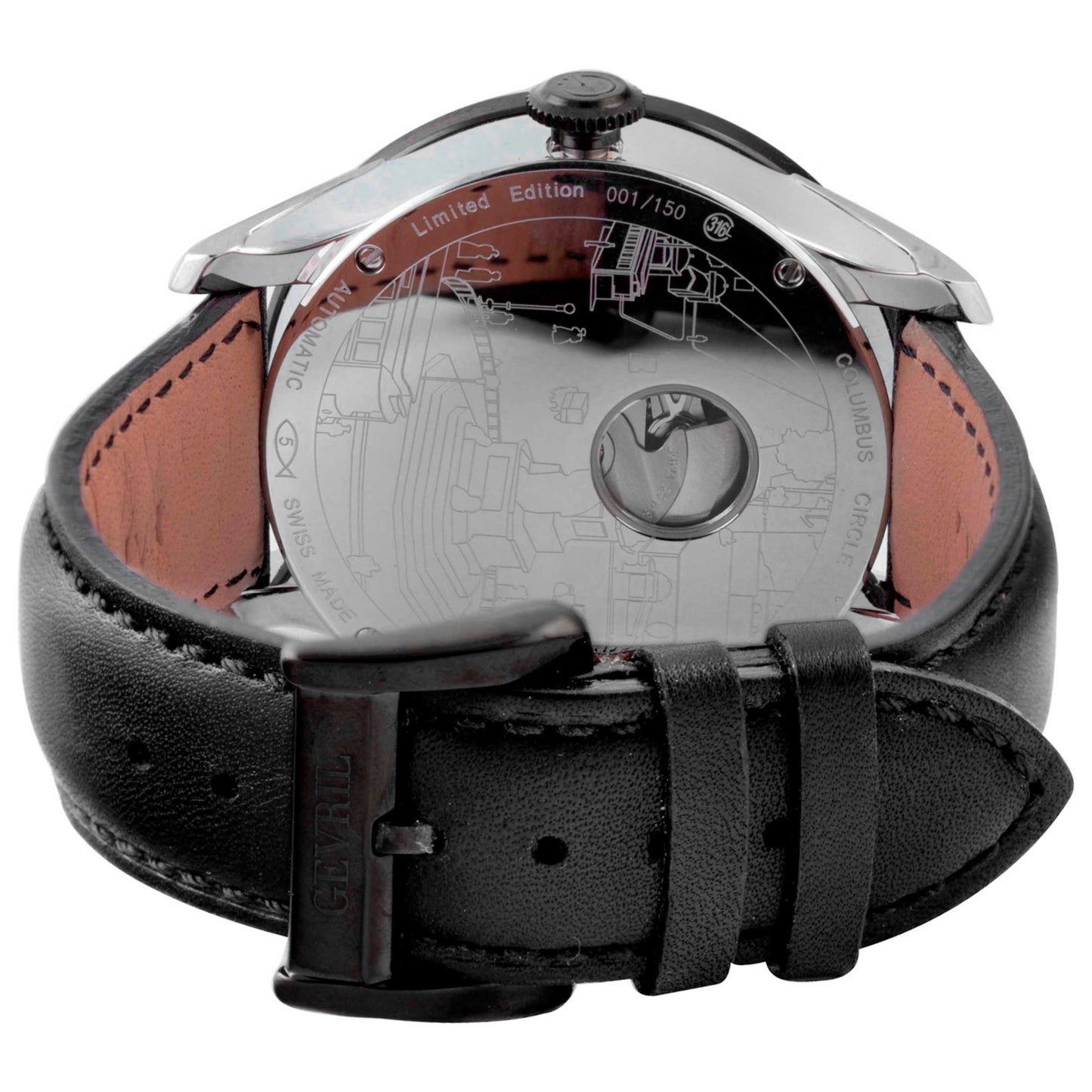 Gevril Columbus Circle Men's Automatic Watch 2002 - Image #2
