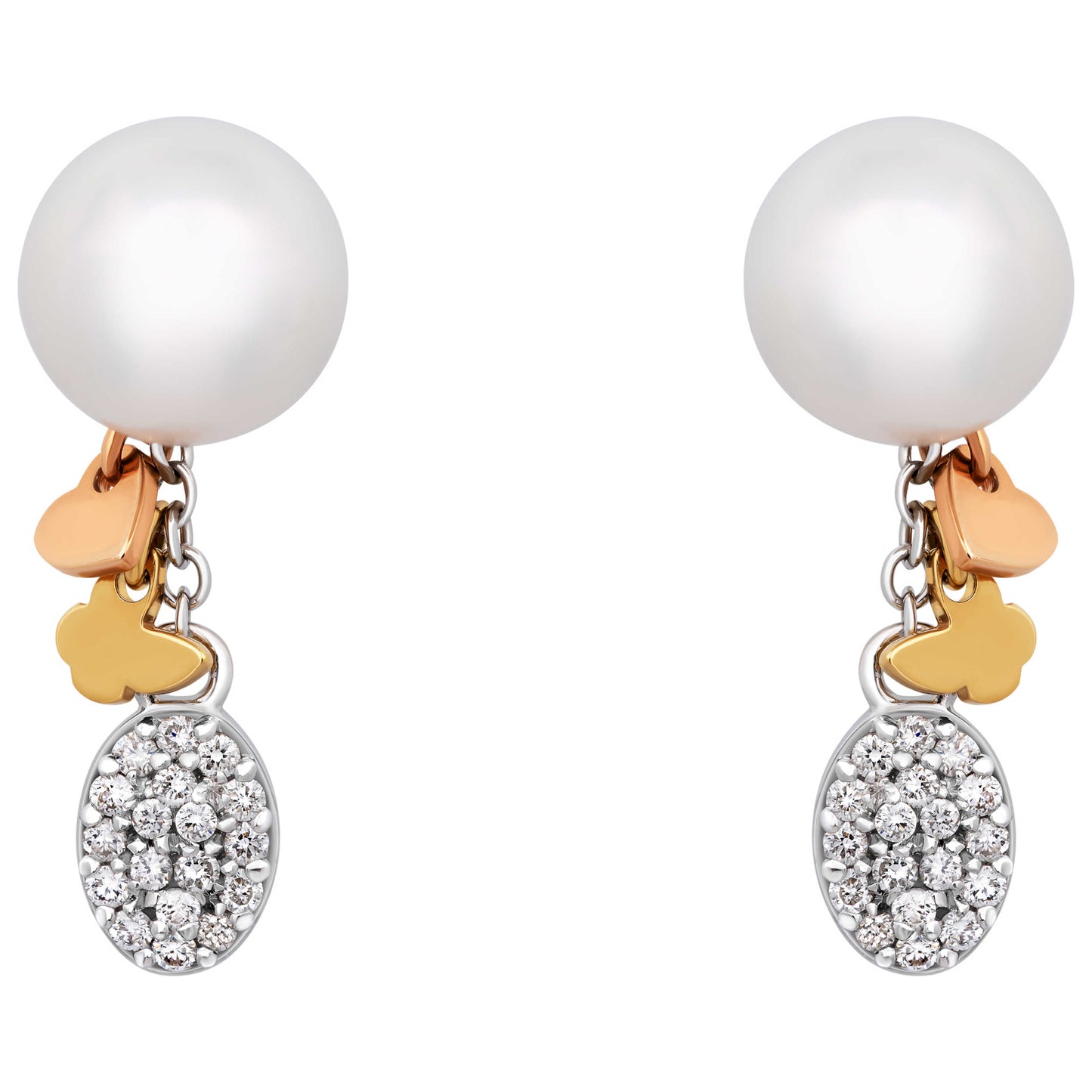 Front view of Salvini by Damiani Women's Earrings 20043909