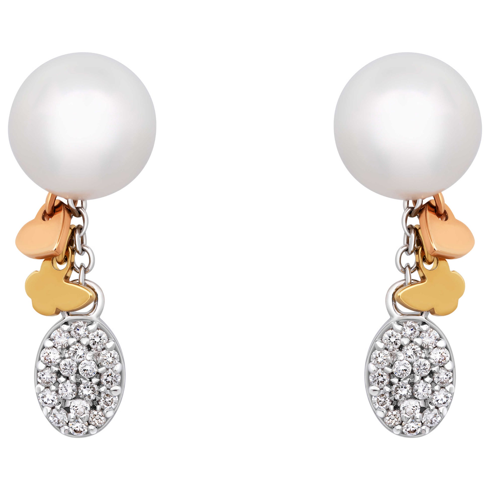 Front view of Salvini by Damiani Women's Earrings 20043909