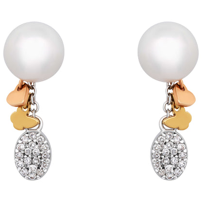Front view of Salvini by Damiani Women's Earrings 20043909