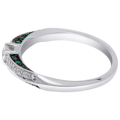 Bliss by Damiani Diamond and Emerald Women's Ring 20067091 - Image #4