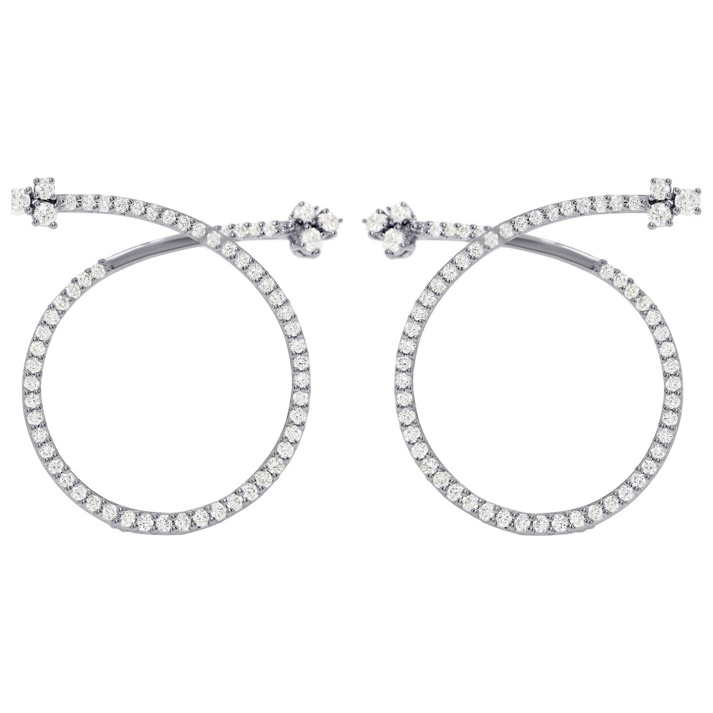 Front view of Salvini by Damiani Women's Earrings 20067730