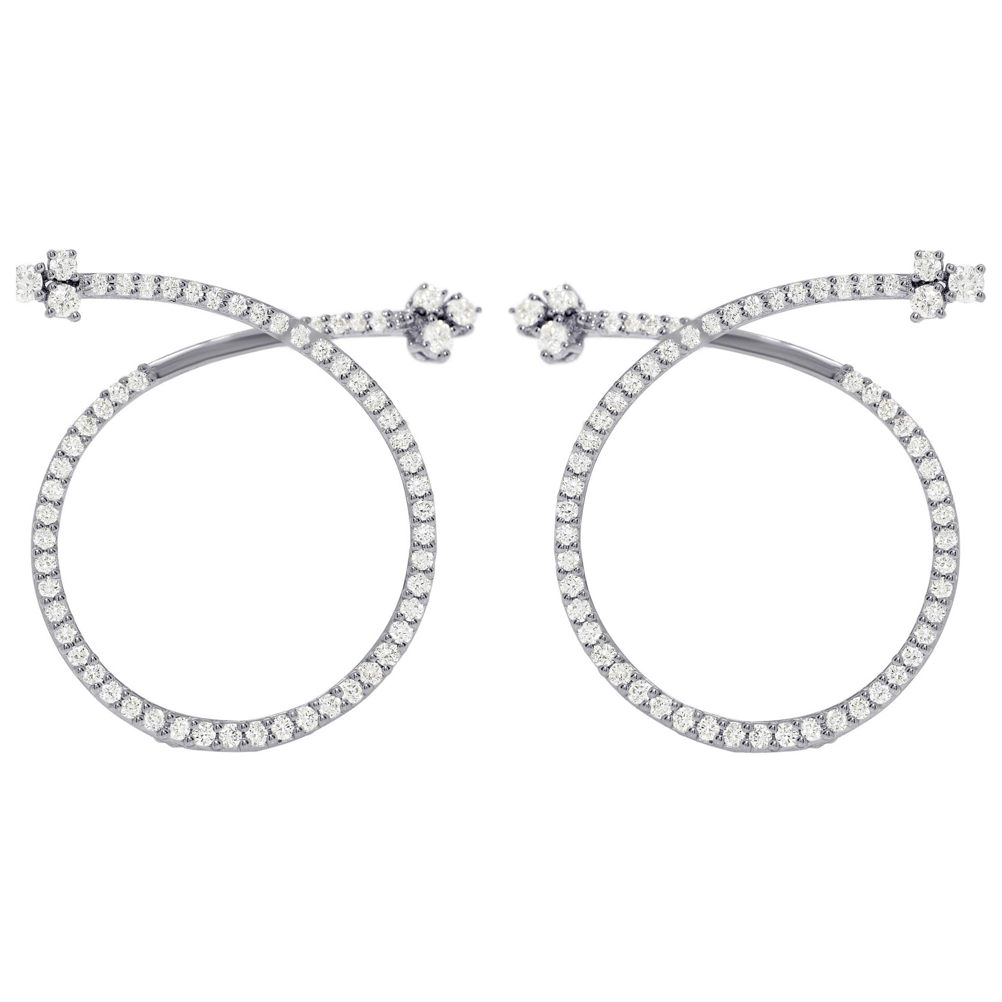 Front view of Salvini by Damiani Women's Earrings 20067730