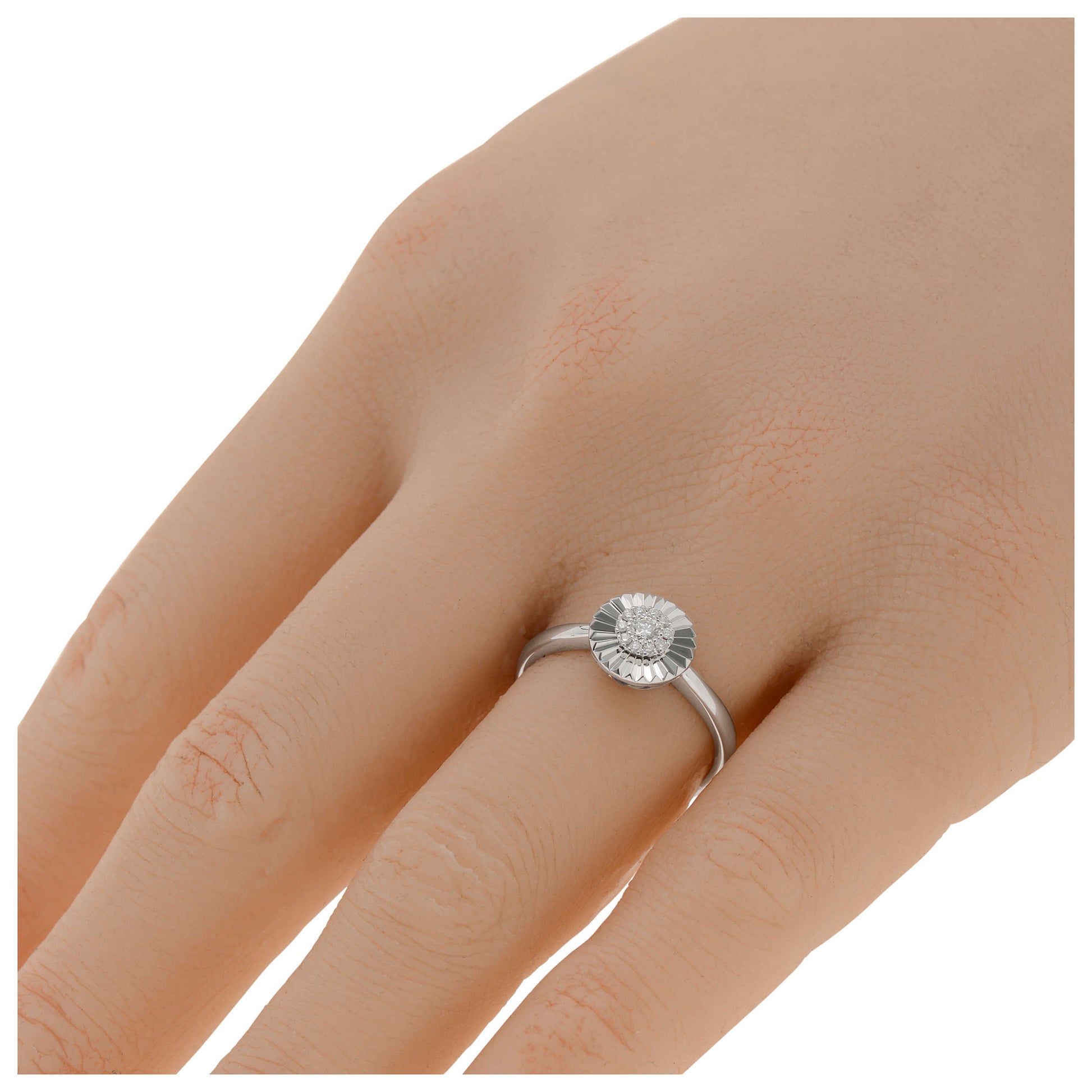 Bliss by Damiani Flower Band Women's Ring 20070943 - Image #2