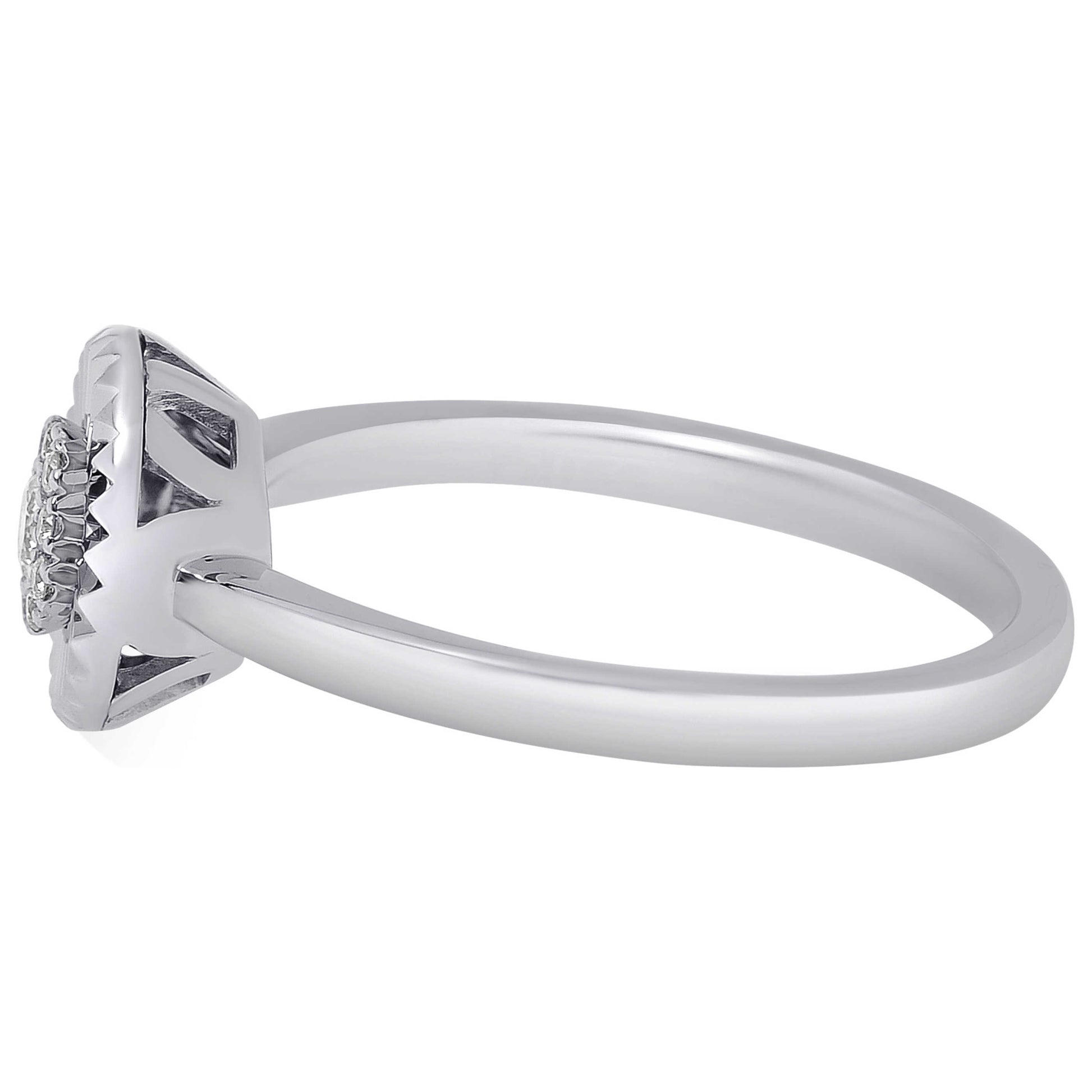 Bliss by Damiani Flower Band Women's Ring 20070943 - Image #4