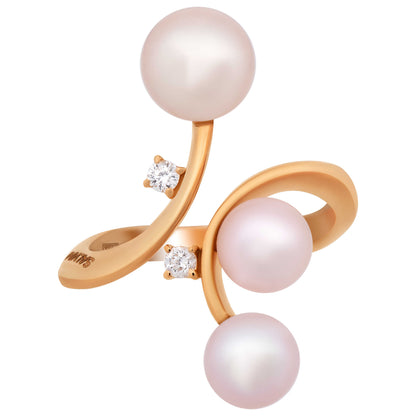 Front view of Salvini by Damiani Vanity S Women's Ring 20073751