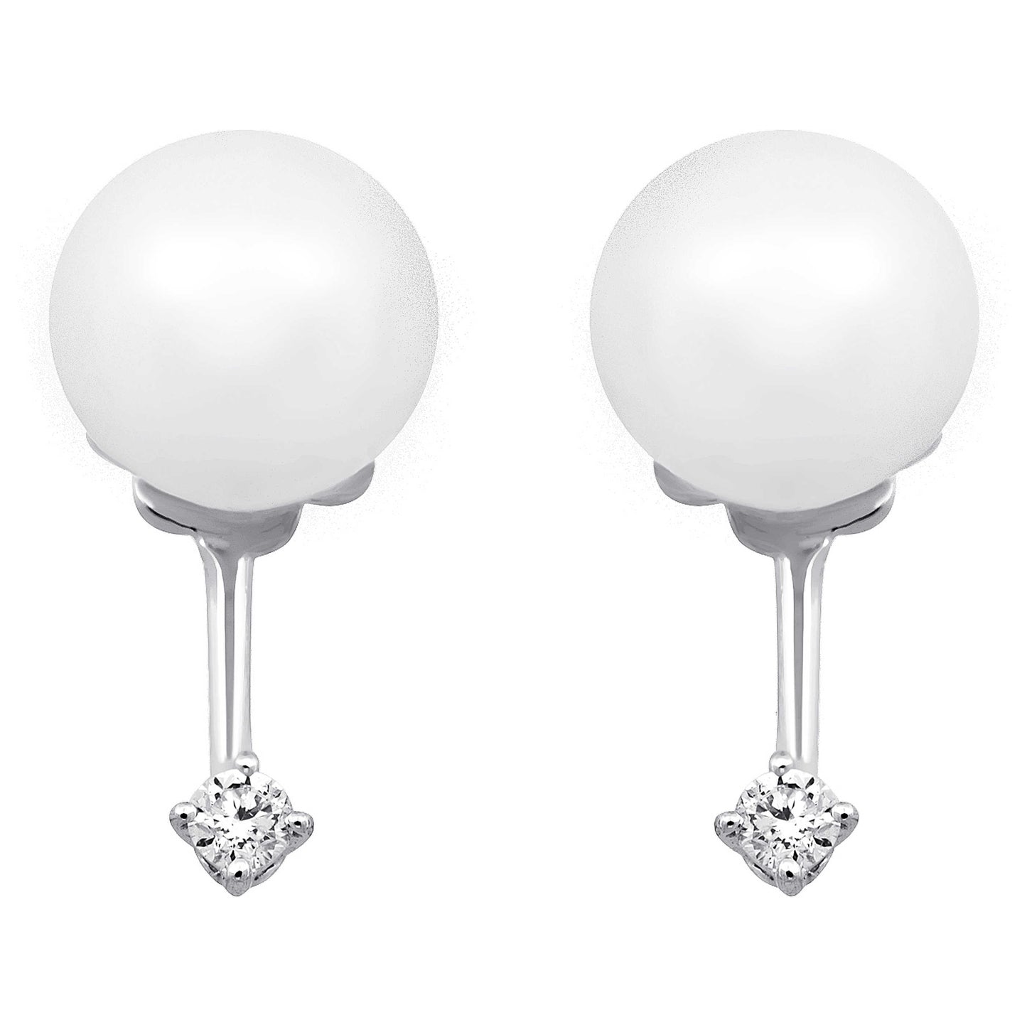 Front view of Salvini by Damiani Vanity S Women's Earrings 20073754