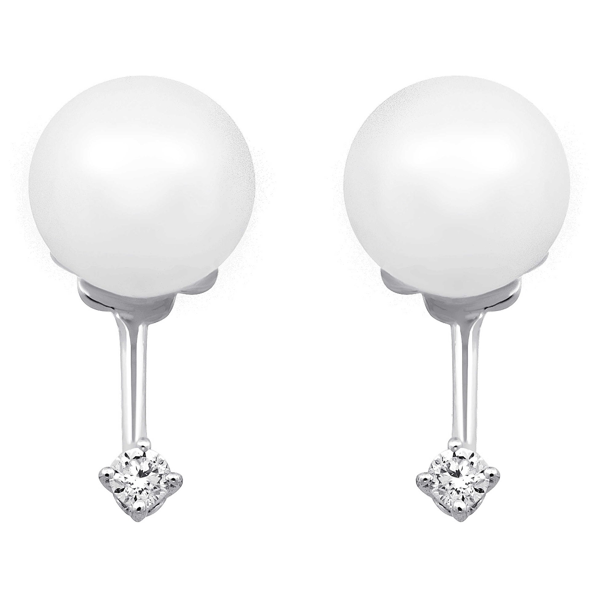 Front view of Salvini by Damiani Vanity S Women's Earrings 20073754
