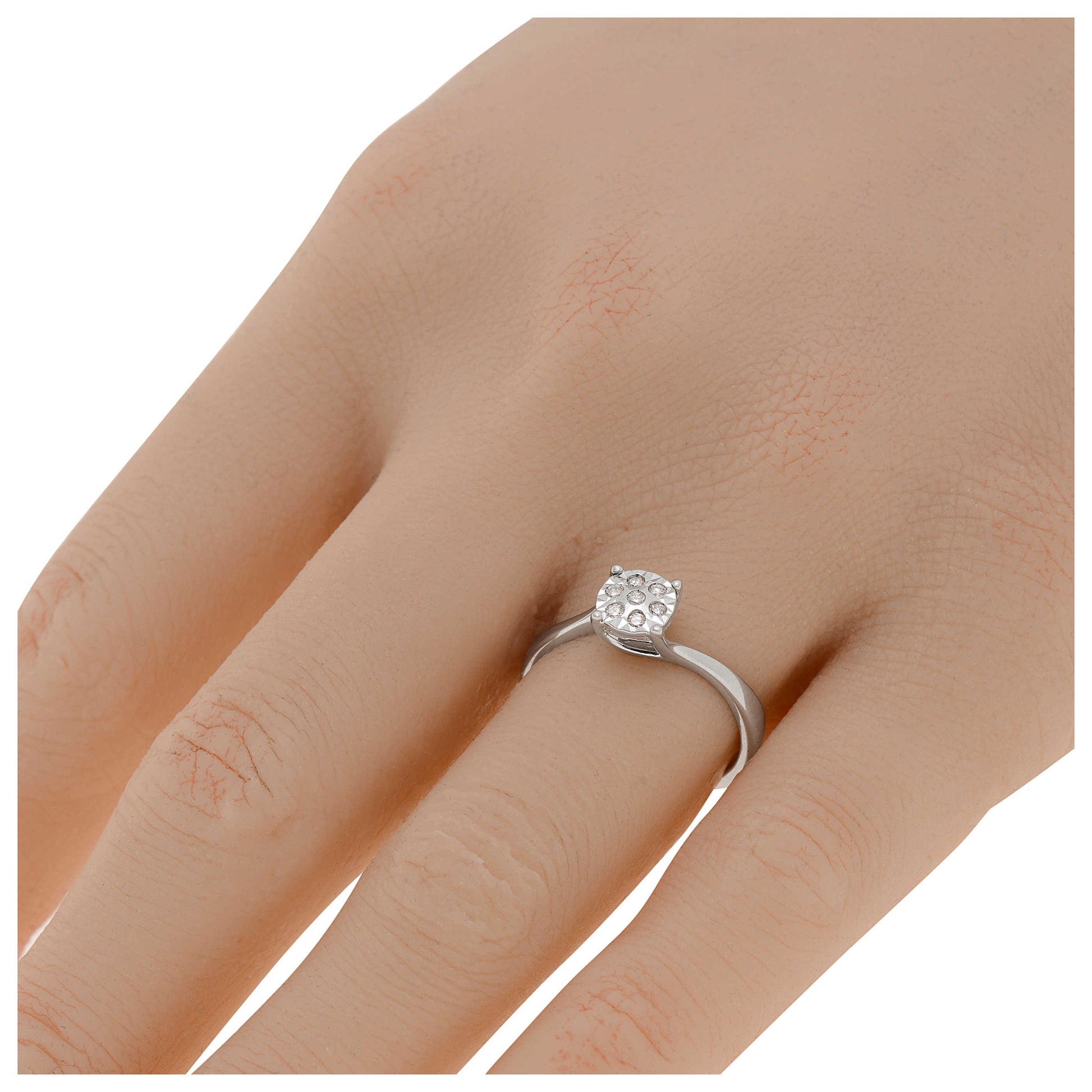 Bliss by Damiani Diamond Cluster Women's Ring 20077829 - Image #2