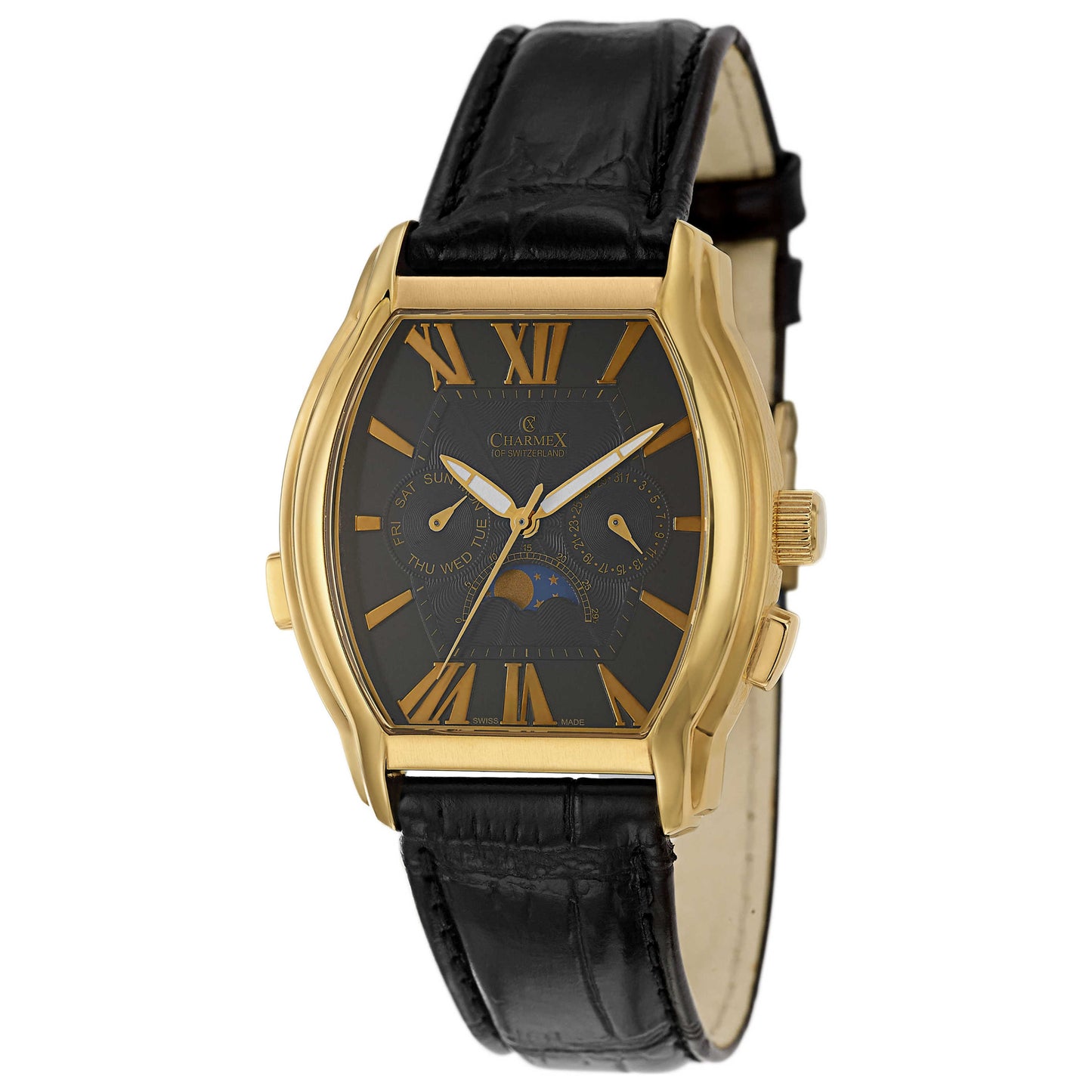 Front view of Charmex Lucerne Men's Swiss Quartz (Battery-Powered) Watch 2007