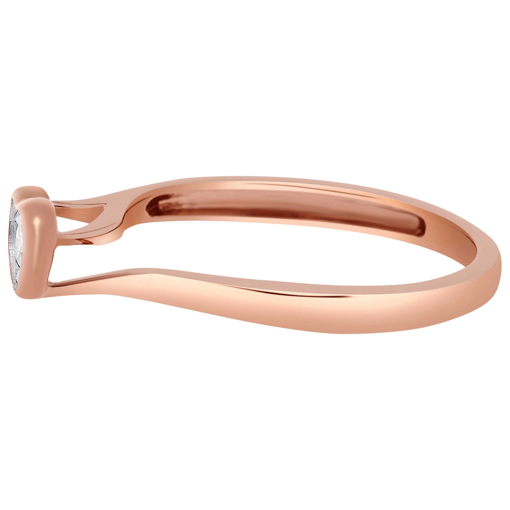 Bliss by Damiani Diamond Heart Halo Women's Ring 20086513 - Image #4