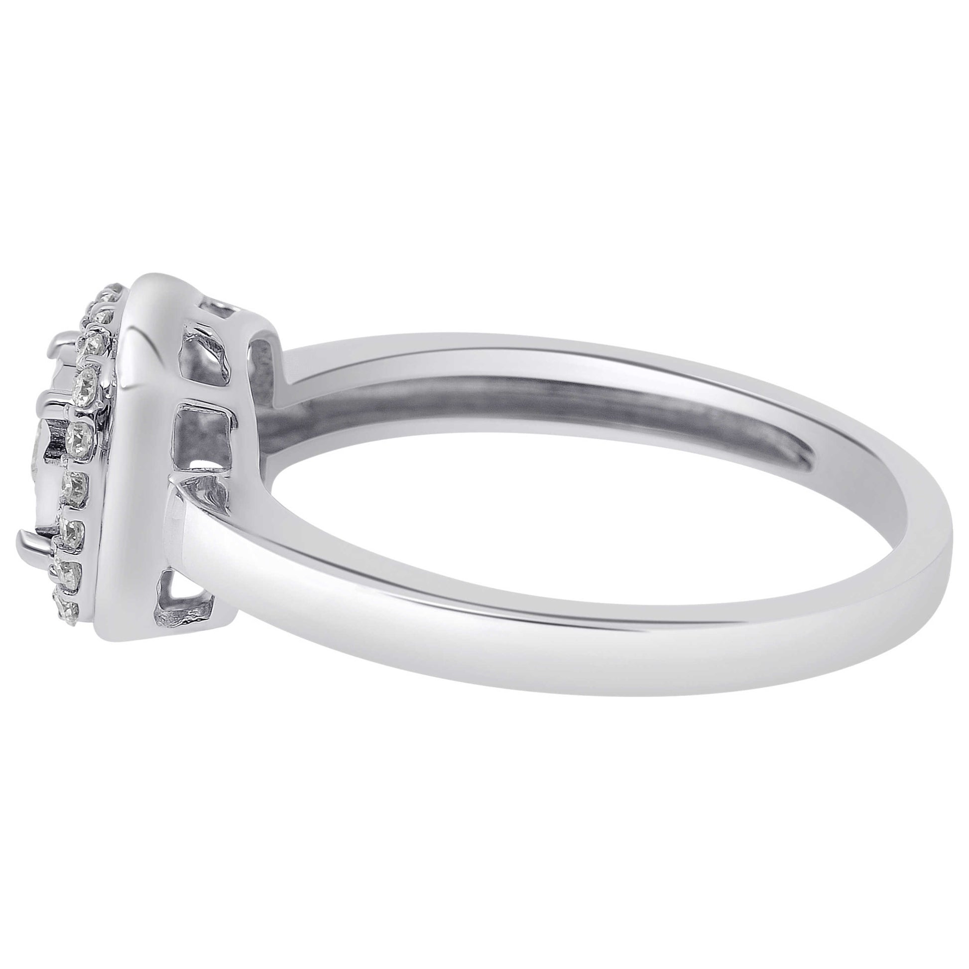 Bliss by Damiani Diamond Halo Women's Ring 20087696 - Image #4