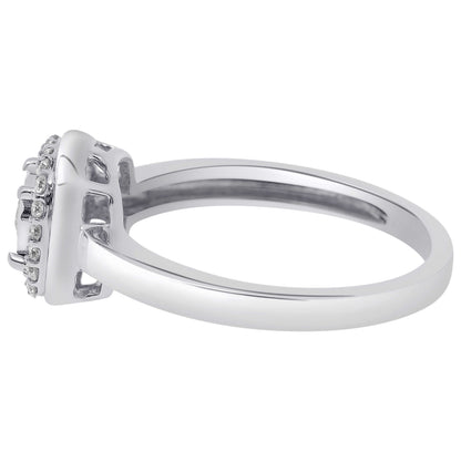 Bliss by Damiani Diamond Halo Women's Ring 20087696 - Image #4