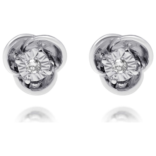 Front view of Bliss by Damiani Diamond Stud Women's Earrings 20087746