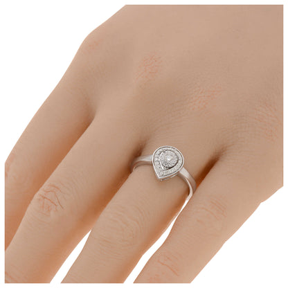 Bliss by Damiani Diamond Teardrop Women's Ring 20087979 - Image #2