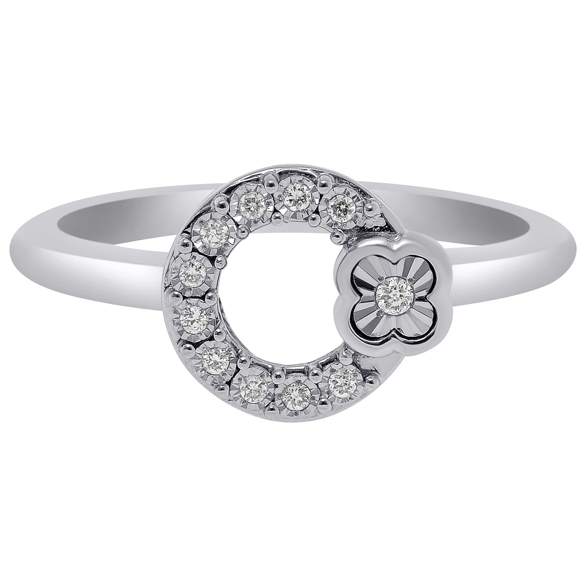Front view of Bliss by Damiani Diamond Center Women's Ring 20089418