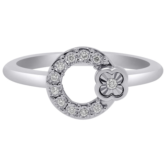 Front view of Bliss by Damiani Diamond Center Women's Ring 20089418