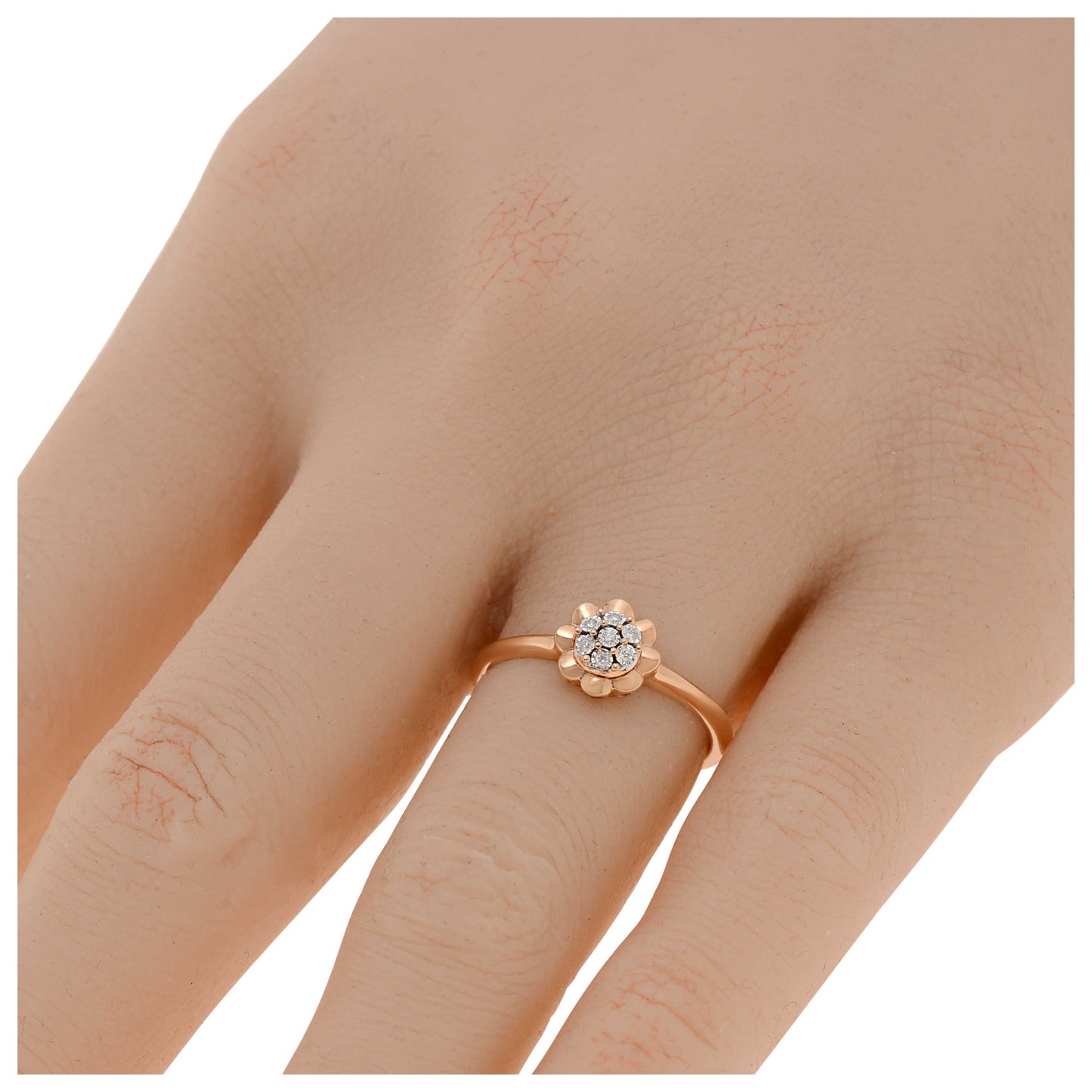 Bliss by Damiani Diamond Cluster Women's Ring 20089427 - Image #2